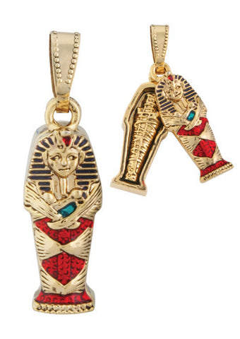 KING TUT COFFIN PENDANT, C/60