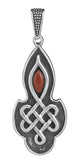 CELTIC RUBY PENDANT 316L, C/60