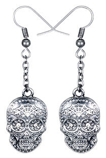 DOD SKULL EARRINGS, C/180