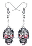 DOD TATTOO SKULL EARRINGS, C/30