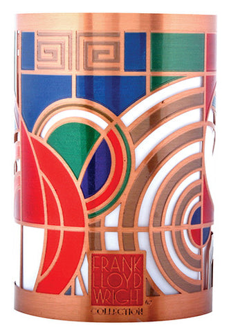FLW - MAX HOFFAN RUG VOTIVE HOLDER, C/24