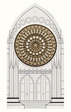 NOTRE DAME CATHEDRAL ROSE WINDOW ORNAMENT, C/100