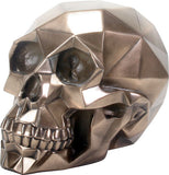 DISC-BRONZE POLYGON SKULL, C/8