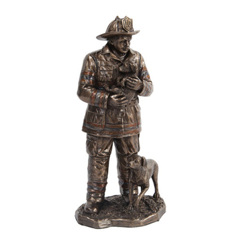 Fireman Rescuing Dog