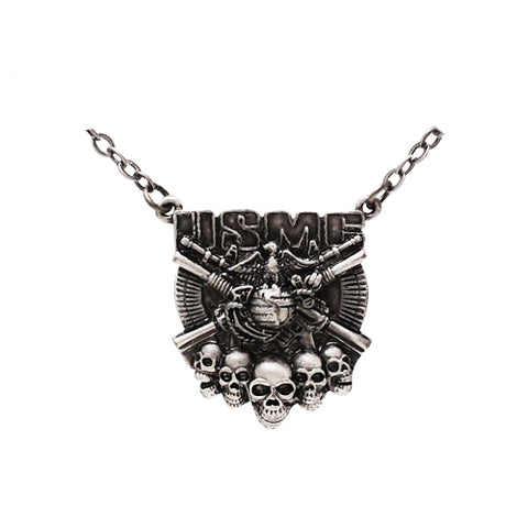 MARINE SKULL NECKLACE, C/60