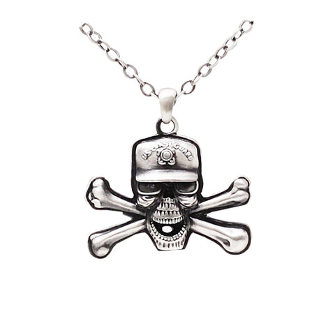 Coast Guard Skull Necklace