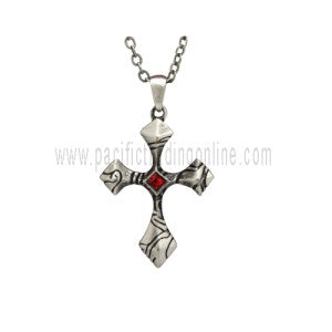 DIAMOND CROSS NECKLACE, C/60